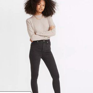 NWT Madewell 11" High-Rise Skinny Jeans in Lunar Wash